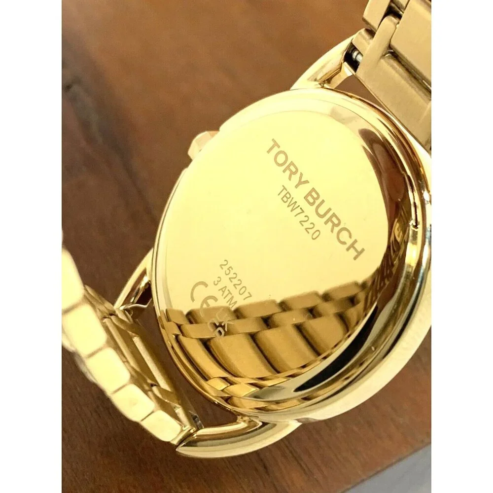 Tory Burch Women's Watch TBW7220 Miller Quartz Cream Dial Gold Stainless Steel